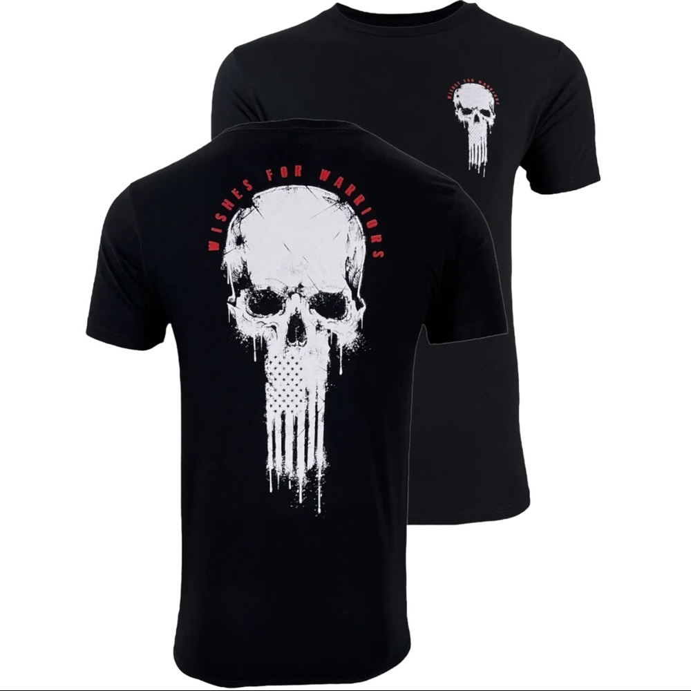 Howitzer Style Men's T-Shirt WISHES SKULL Military Grunt MFG